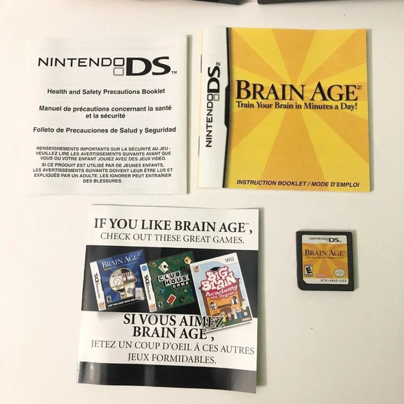 Lot of 4 Nintendo DS Brain Age 1 and 2 Double Sequence  Crosswords Game - Picture 9 of 16